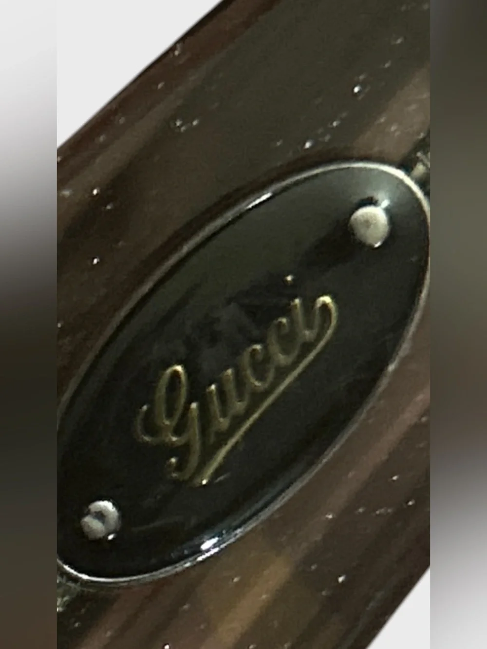 Gucci Butterfly GG 2932/S Black Glitter Grey Sunglasses - Picture 9 of 11